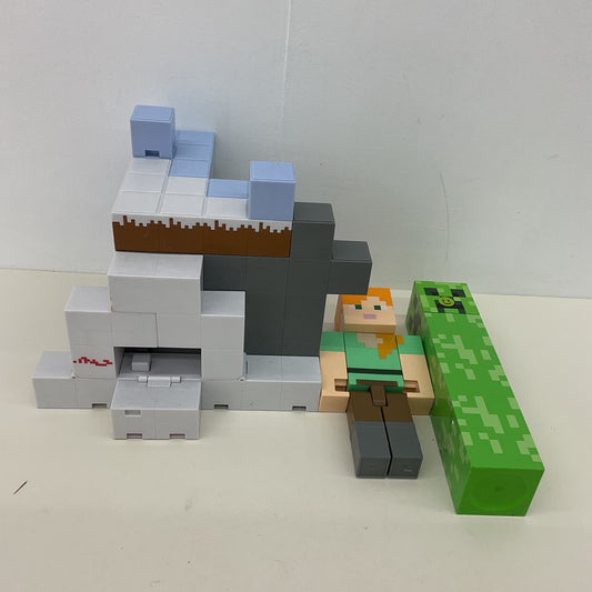 Minecraft Figure & Play Set Pieces Green Gray Bandana Wearing Man - Warehouse Toys