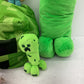 Minecraft Green Pink Pig Blue Black Plush Stuffed Animal Toy Lot - Warehouse Toys