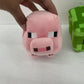 Minecraft Green Pink Pig Stuffed Animals - Toy & Collectible - Warehouse Toys