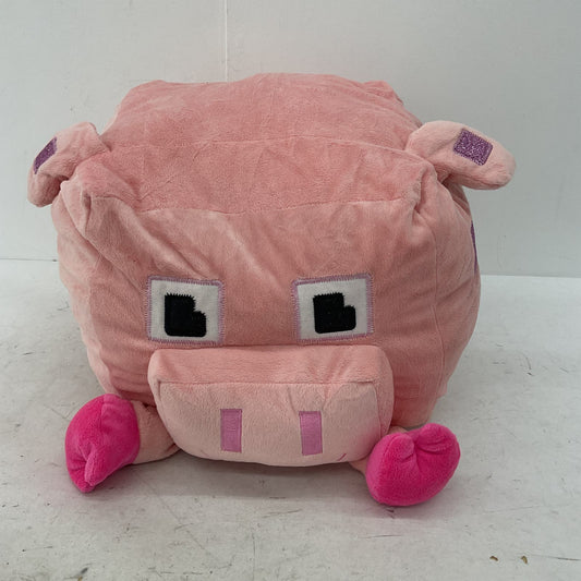 Minecraft Large Plush Pink Stuffed Animal Toy - Warehouse Toys