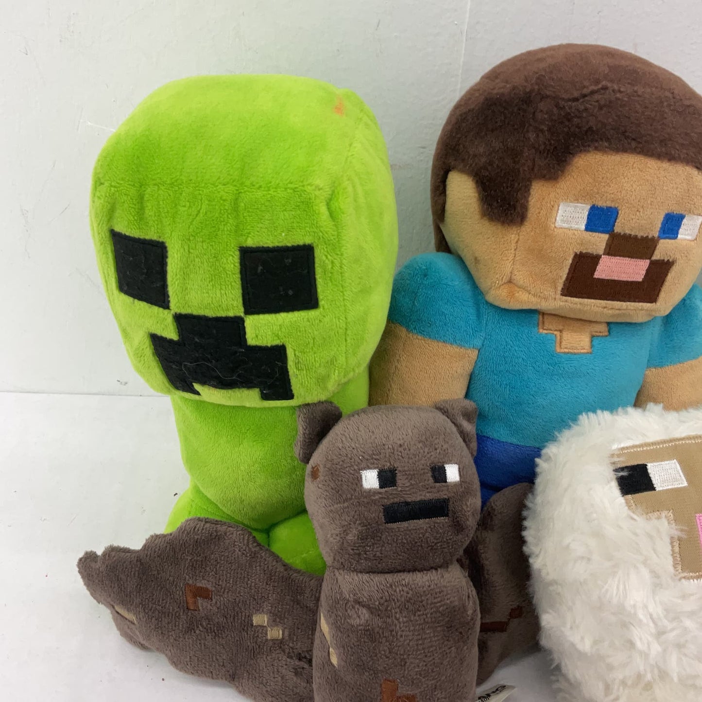 Minecraft Multicolor Stuffed Animal Bat Sheep Pig Plush Toy Lot - Warehouse Toys