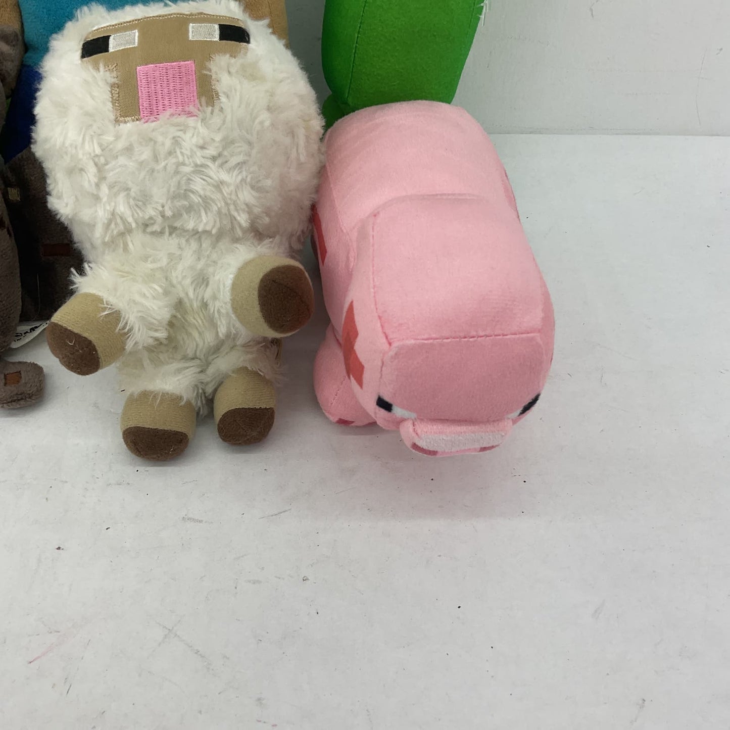 Minecraft Multicolor Stuffed Animal Bat Sheep Pig Plush Toy Lot - Warehouse Toys