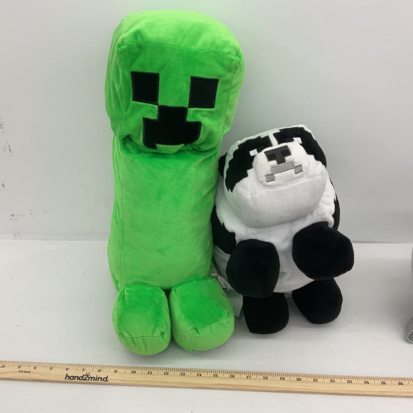 Minecraft Panda and Creeper Green Stuffed Animal Plush Toy Lot - Warehouse Toys