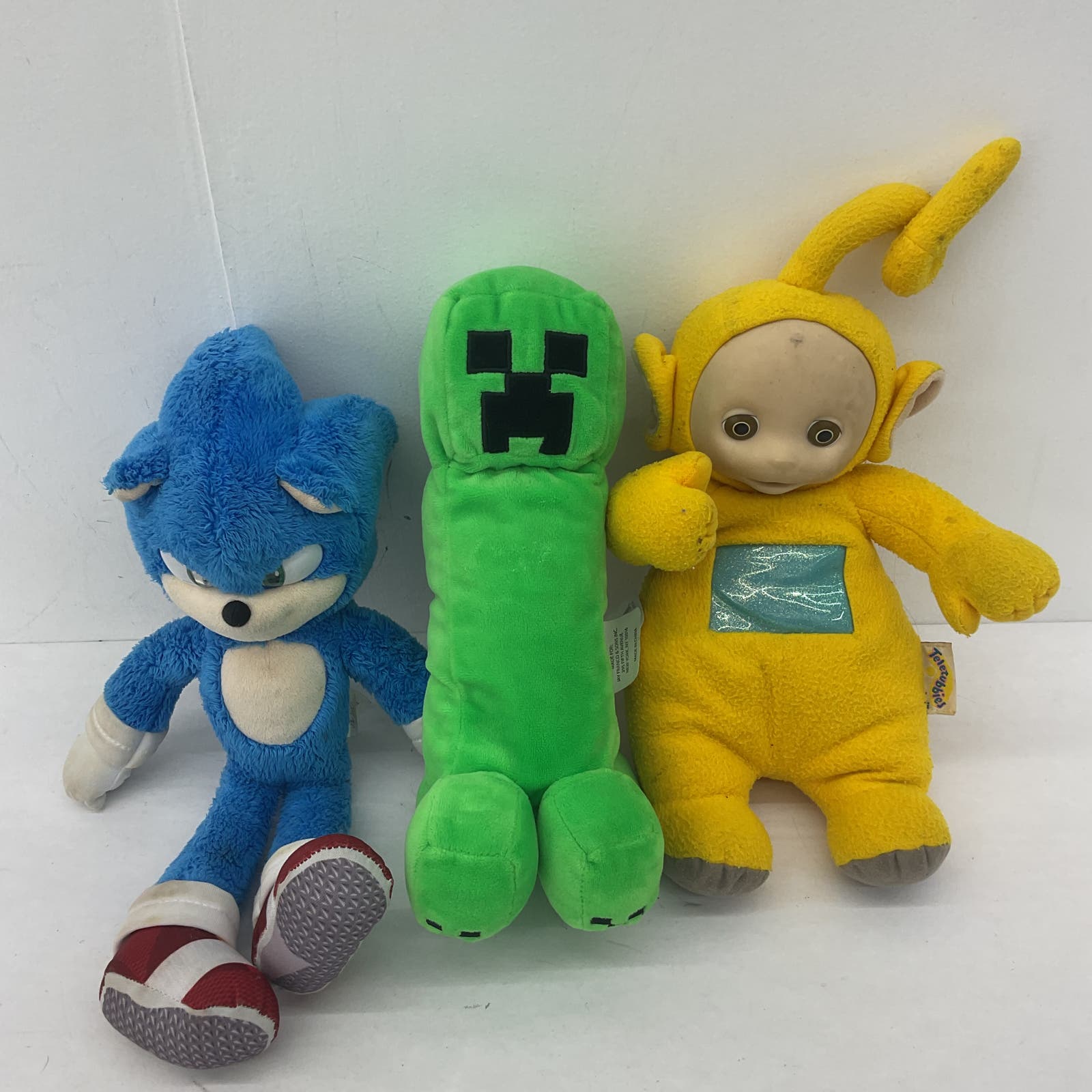 Minecraft Teletubbies Sonic The Hedgehog Assorted Plush Toy Lot - Warehouse Toys