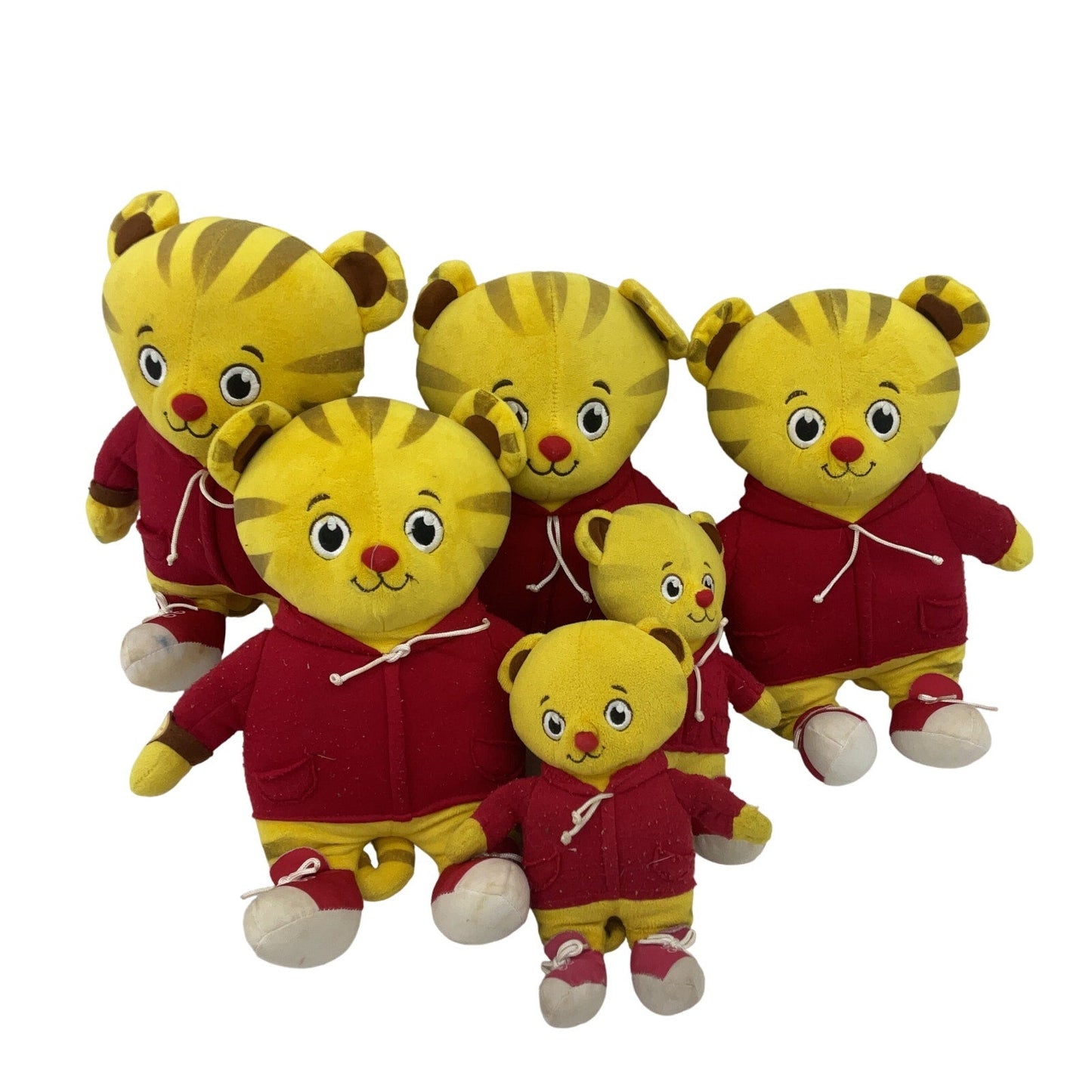 Mister Rogers Daniel Tiger Character Plush Dolls Stuffed Animals Preowned LOT - Warehouse Toys