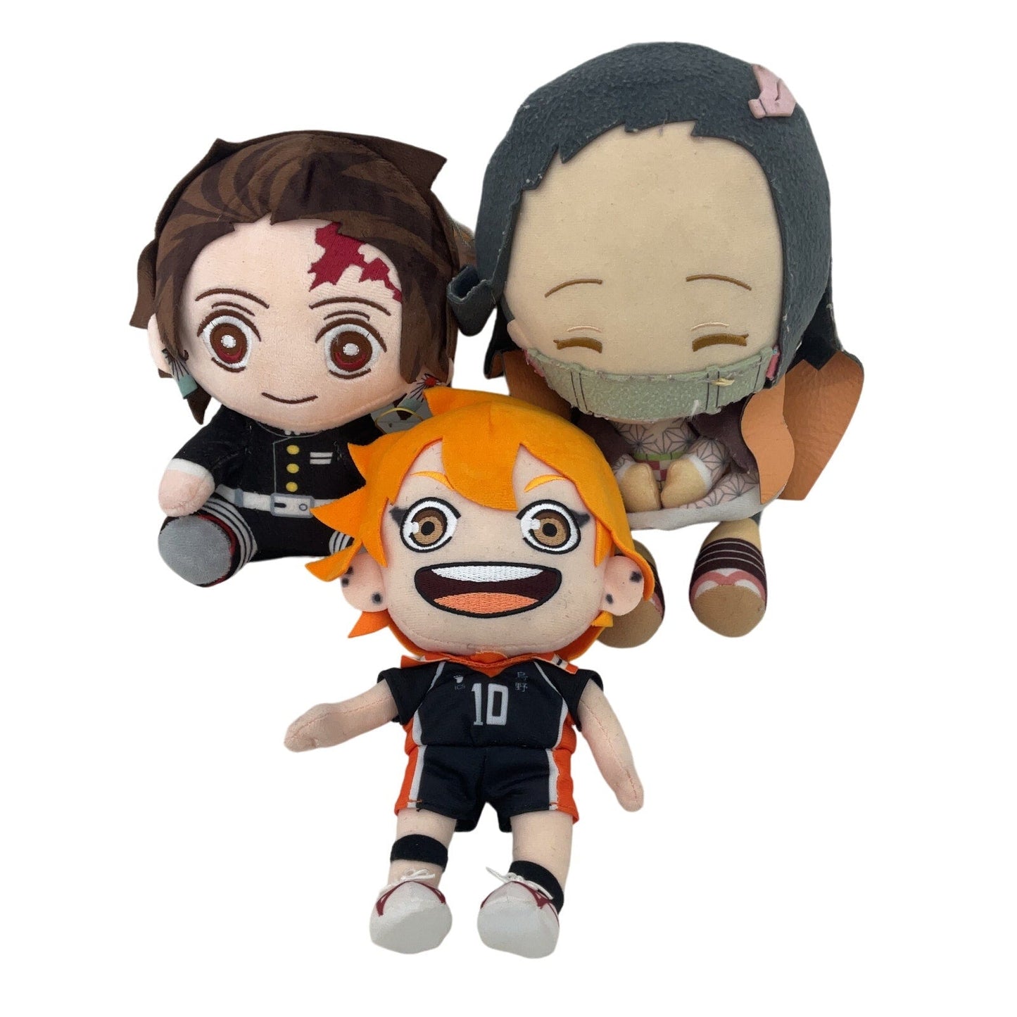 Mix Anime Cartoon Character Plush Dolls Bandai Demon Slayer Nezuko Shoyo Hinata - Warehouse Toys