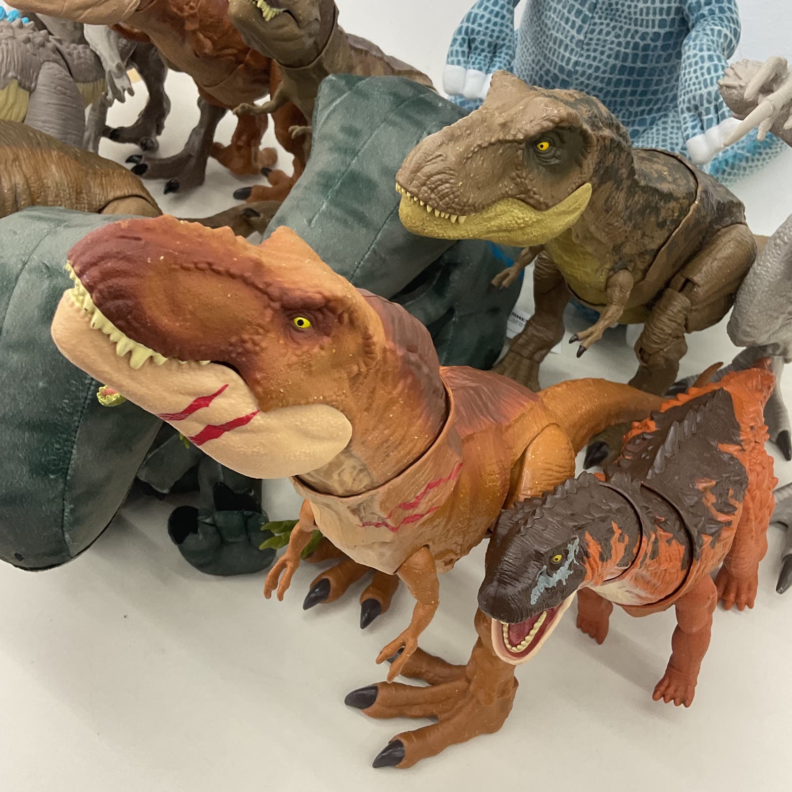 Mixed 16 lbs LOT Jurassic Park World Dinosaur T-Rex Action Figures Toys Used - Warehouse Toys