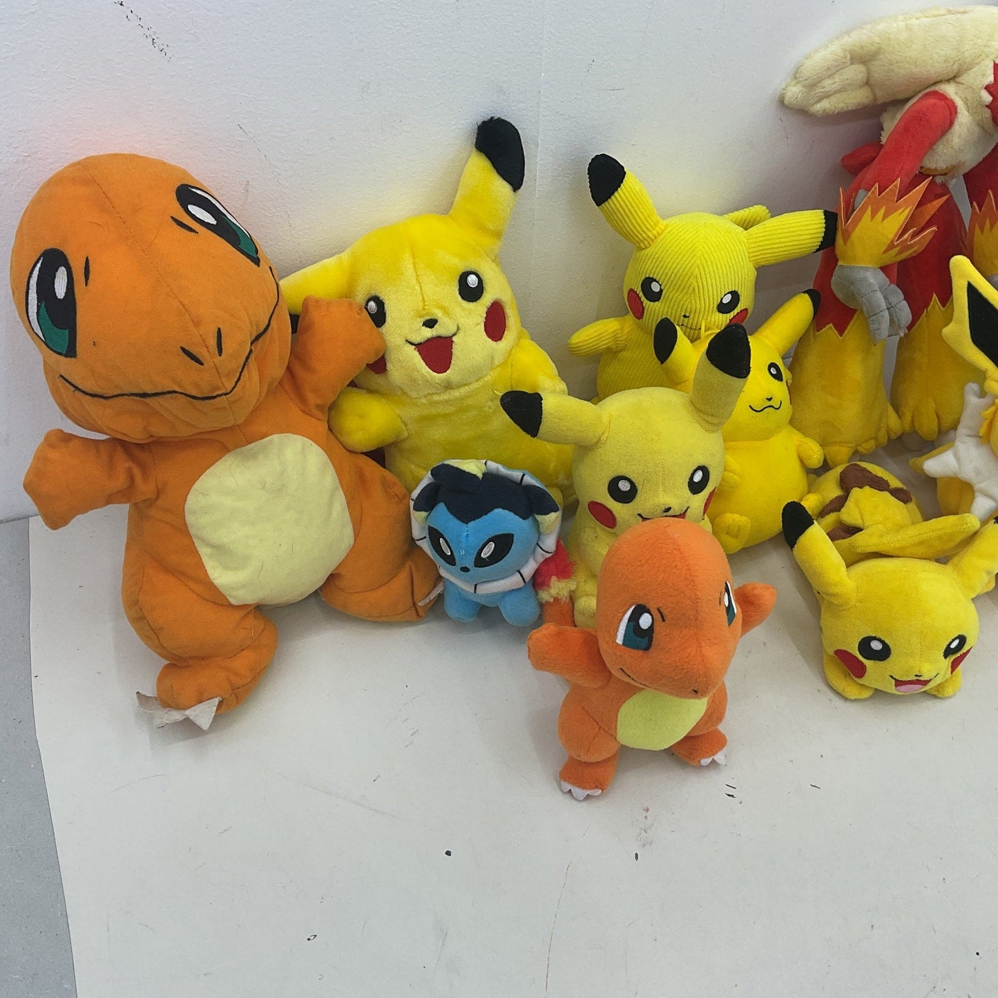 Mixed 5 LBS Lot Nintendo Pokemon Character Plush Dolls Eevee Blaziken Pikachu - Warehouse Toys