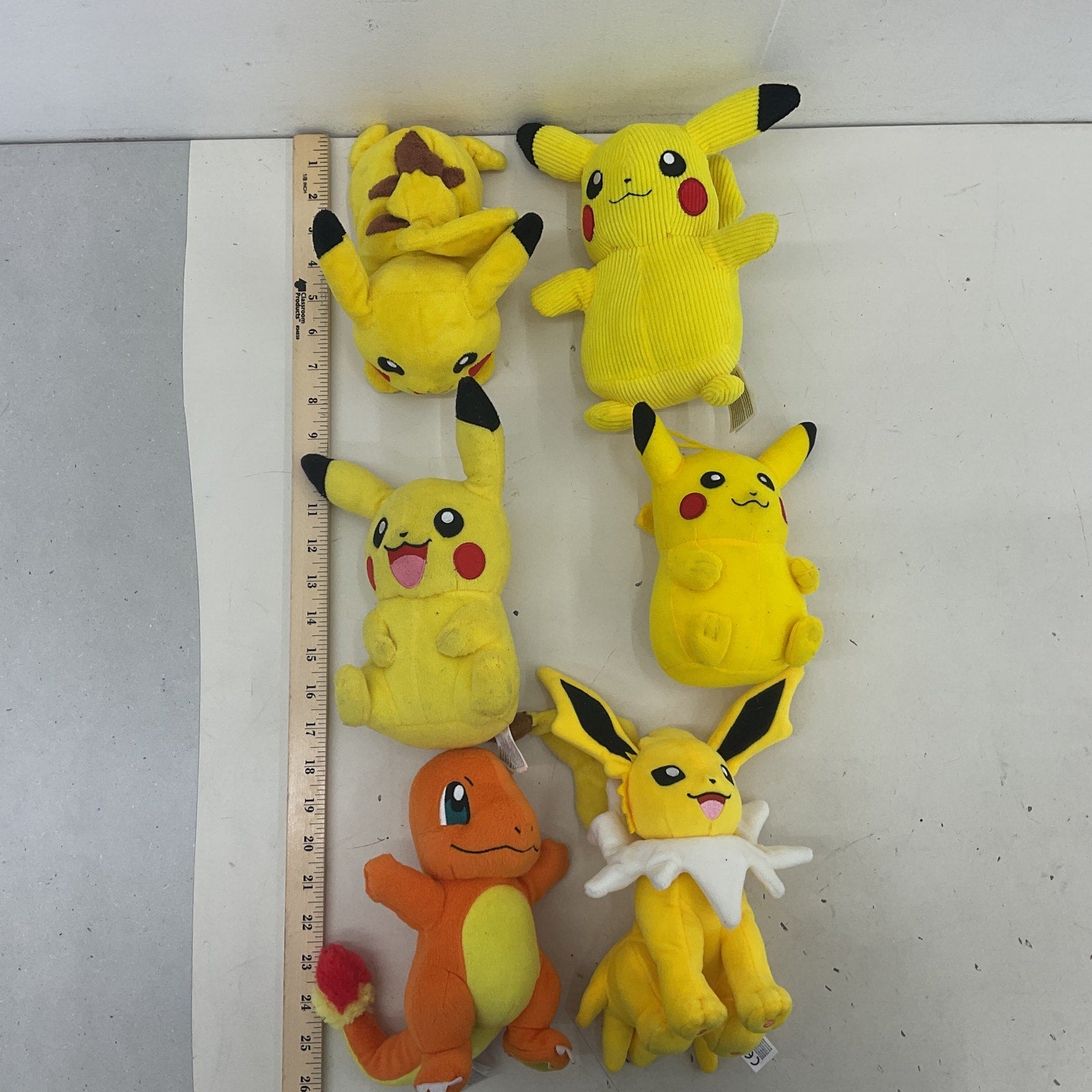 Mixed 5 LBS Lot Nintendo Pokemon Character Plush Dolls Eevee Blaziken Pikachu - Warehouse Toys