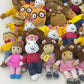 Mixed Arthur PBS Cartoon Character Plush Dolls LOT 12 lbs Preowned DW Bunny - Warehouse Toys