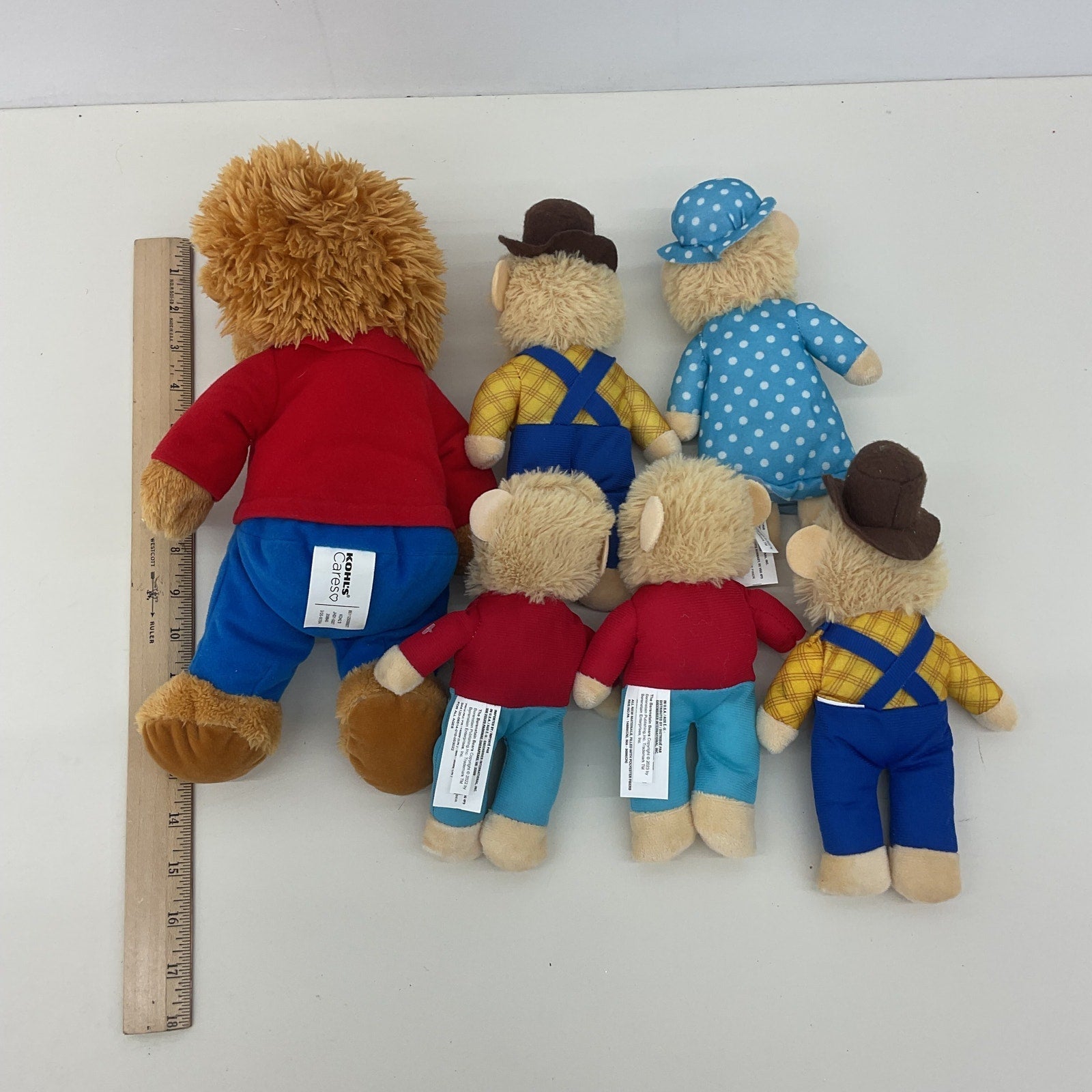 Mixed Berenstain Bears Family Character Plush Dolls Brother Sister Mother Kohls - Warehouse Toys