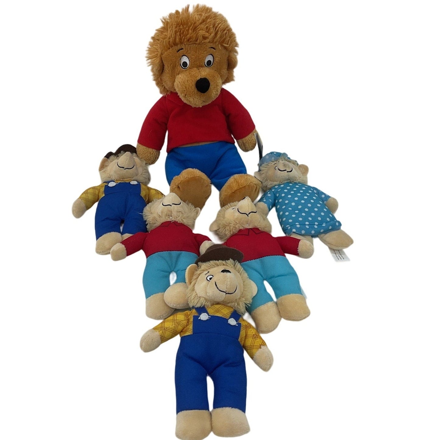 Mixed Berenstain Bears Family Character Plush Dolls Brother Sister Mother Kohls - Warehouse Toys