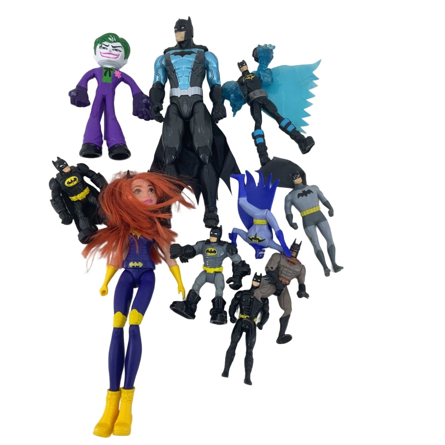 Mixed DC Comics Batman Joker Bat Girl Play Dolls Action Figures Toys - Warehouse Toys