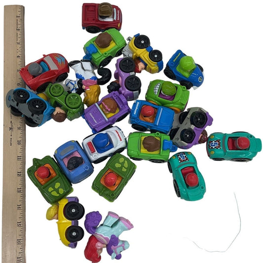 Mixed Fisher Price Little People Characters in Toy Cars Vehicles Assorted Loose - Warehouse Toys