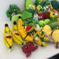 Mixed Food Vegetables Fruits Bananas Character Plush Toys Preowned LOT 12 lbs - Warehouse Toys