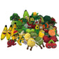 Mixed Food Vegetables Fruits Bananas Character Plush Toys Preowned LOT 12 lbs - Warehouse Toys