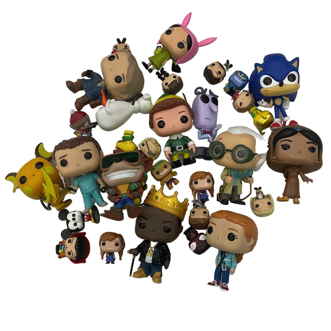 Mixed Funko & Other Designer Brand Vinyl Toy Figures Pokemon Sonic Bobs Burgers - Warehouse Toys