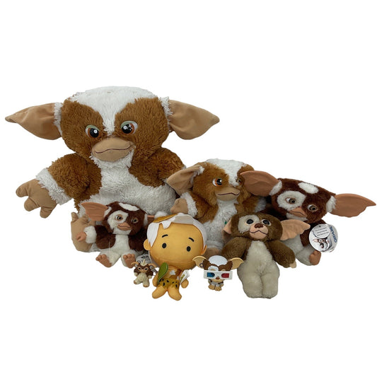 Mixed Gremlins Gizmo Plush Dolls & Toy Figures PLUS Bonus Flintstones Bam Bam!! - Warehouse Toys