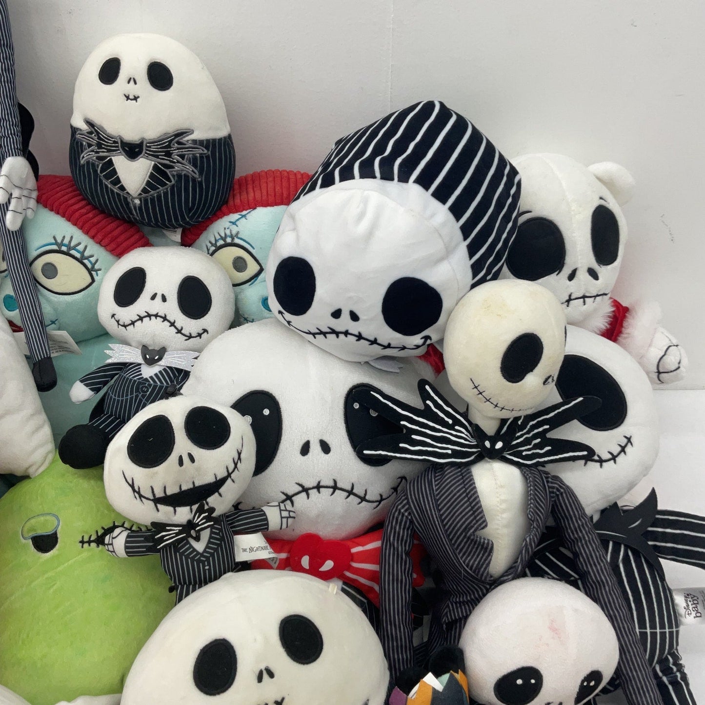 Mixed HUGE LOT 12 lbs Disney Nightmare Before Xmas Plush Dolls Jack Sally Oogie - Warehouse Toys