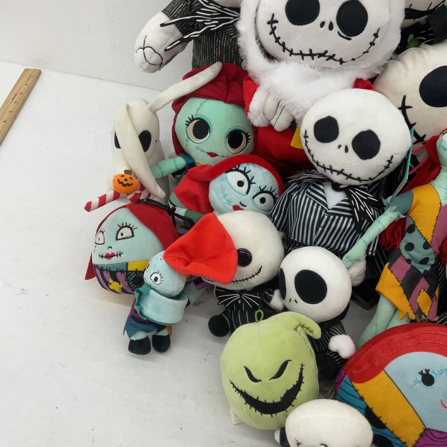 Mixed HUGE LOT 12 lbs Disney Nightmare Before Xmas Plush Dolls Jack Sally Oogie - Warehouse Toys