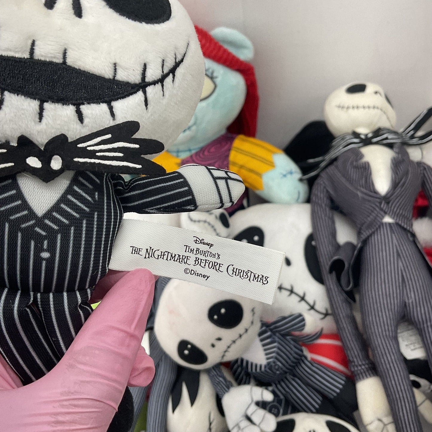 Mixed HUGE LOT 12 lbs Disney Nightmare Before Xmas Plush Dolls Jack Sally Oogie - Warehouse Toys