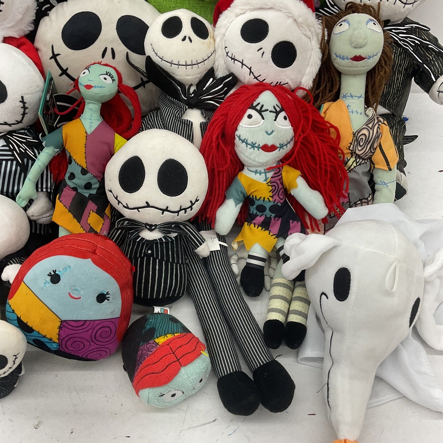 Mixed HUGE LOT 12 lbs Disney Nightmare Before Xmas Plush Dolls Jack Sally Oogie - Warehouse Toys