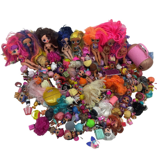 Mixed Large LOT 11 lbs MGA LOL OMG Surprise! Fashion Play Dolls Big Lil Sistas - Warehouse Toys