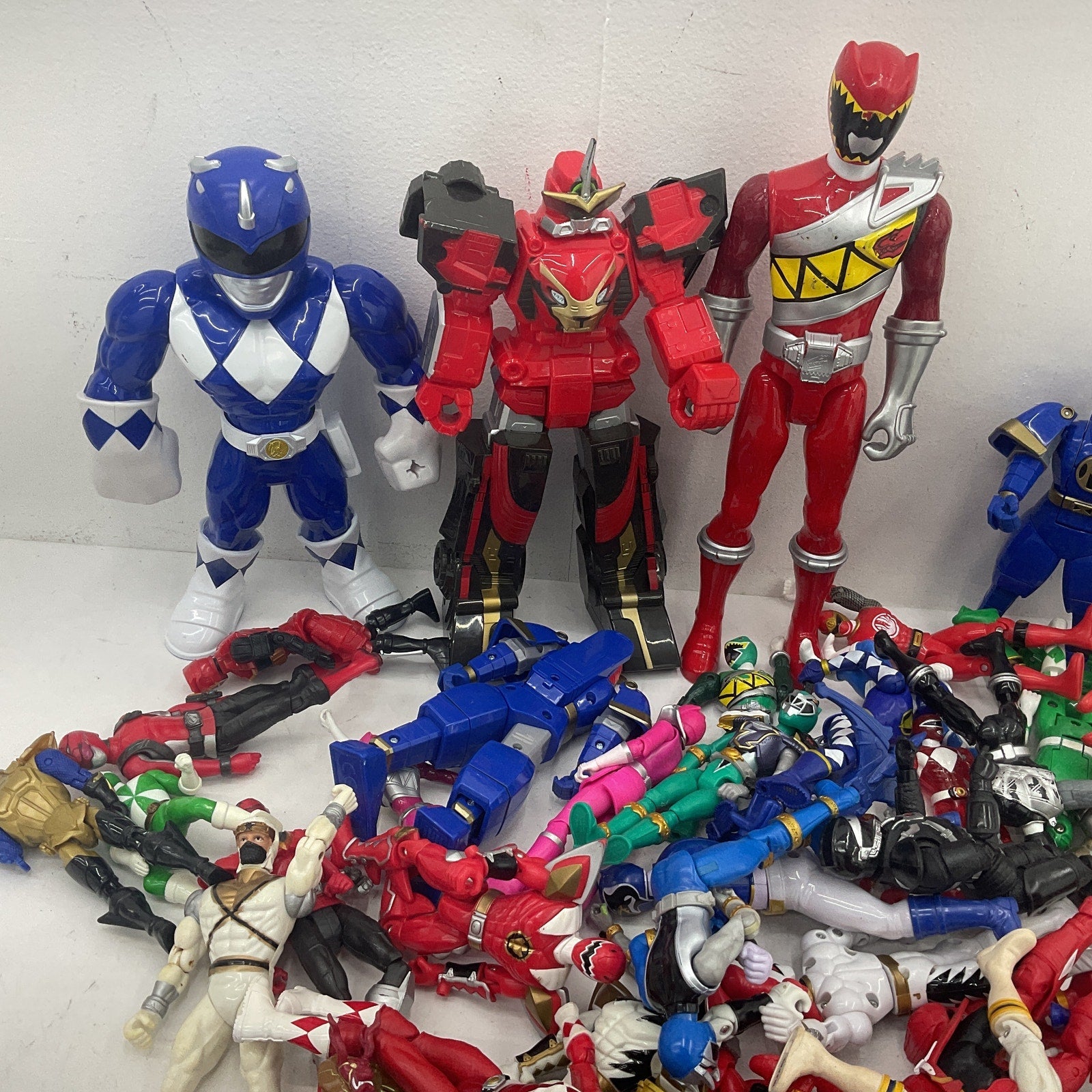 Mixed Loose Action Figures Toys Mighty Morphin Power Rangers LOT 10 lbs Preowned - Warehouse Toys