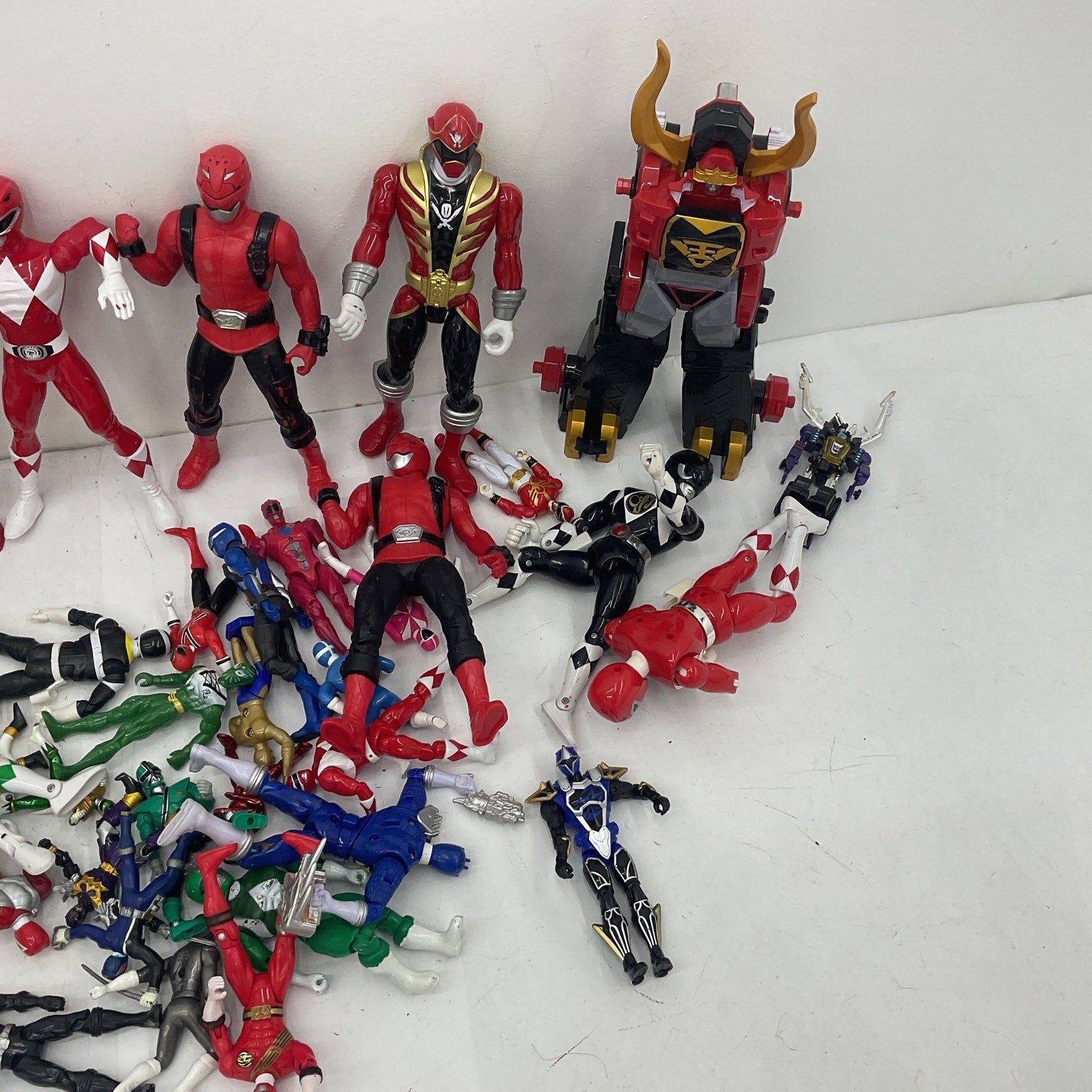 Mixed Loose Action Figures Toys Mighty Morphin Power Rangers LOT 6 lbs Preowned - Warehouse Toys
