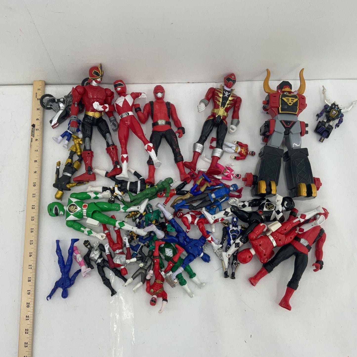 Mixed Loose Action Figures Toys Mighty Morphin Power Rangers LOT 6 lbs Preowned - Warehouse Toys