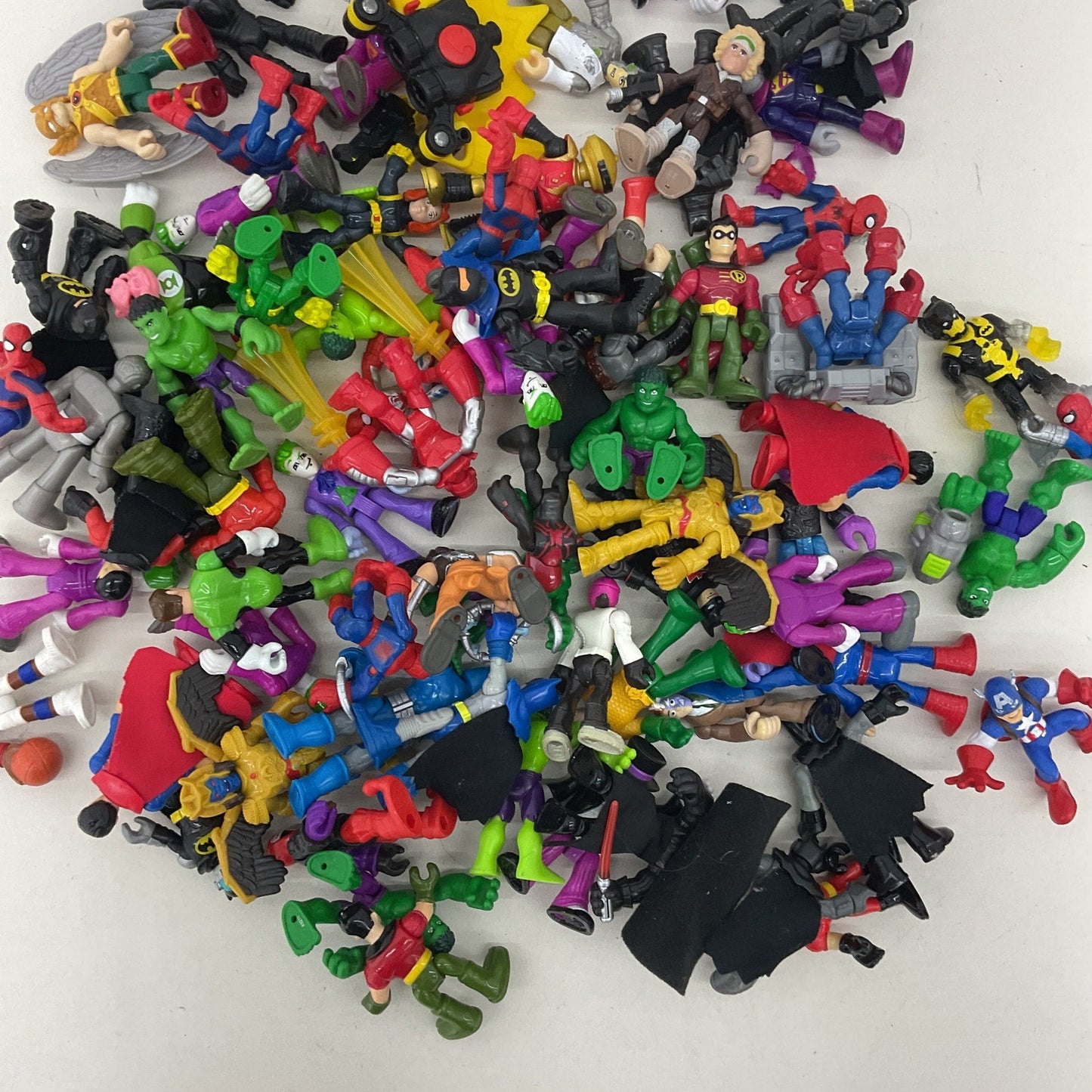 Mixed Loose LOT Fisher Price Imaginext Toy Figures Marvel Avengers DC Comics - Warehouse Toys