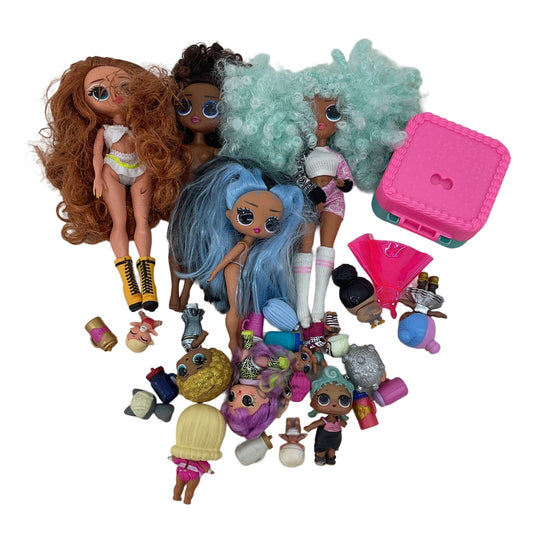 Mixed Loose LOT MGA LOL OMG Surprise! Fashion Play Dolls Big Lil Sistas Preowned - Warehouse Toys