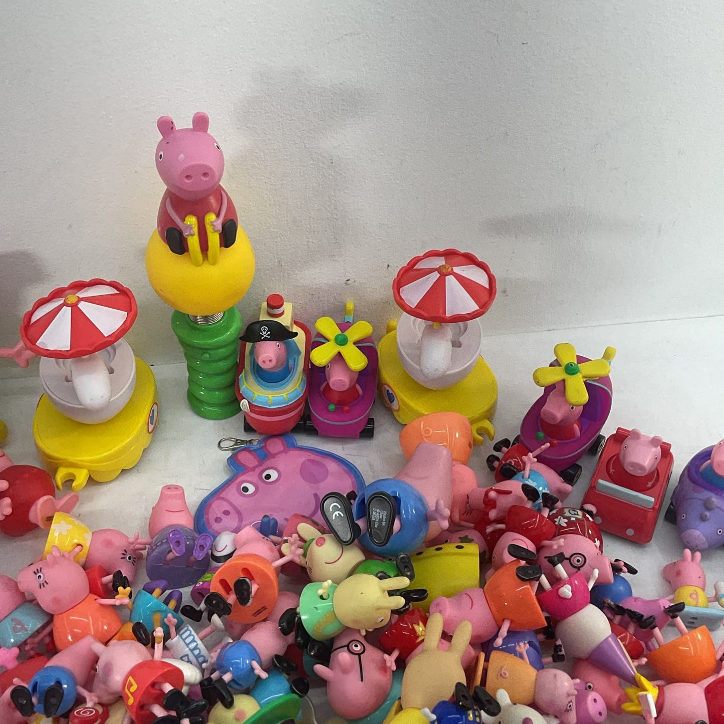 Mixed Loose LOT Peppa Pig Character Toy Figures Cake Toppers Mom Dad Sister - Warehouse Toys