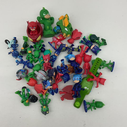 Mixed Loose LOT PJ Masks Character Action Figures Toys Cake Toppers Used - Warehouse Toys