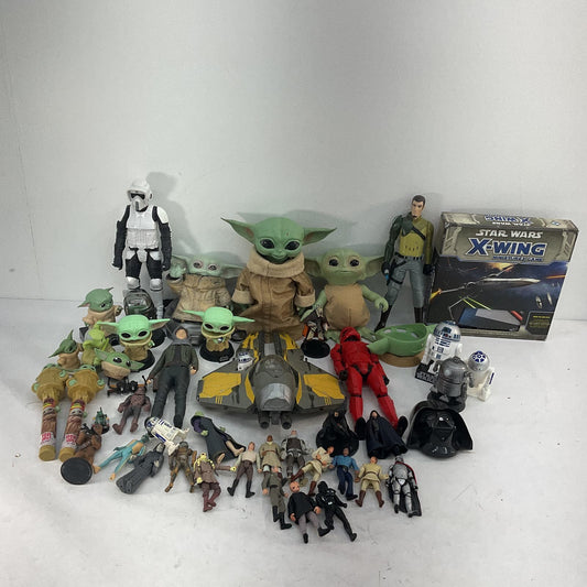 Mixed Loose LOT Star Wars Action Figures Toys Baby Yoda Grogu Episode 1 Anakin - Warehouse Toys