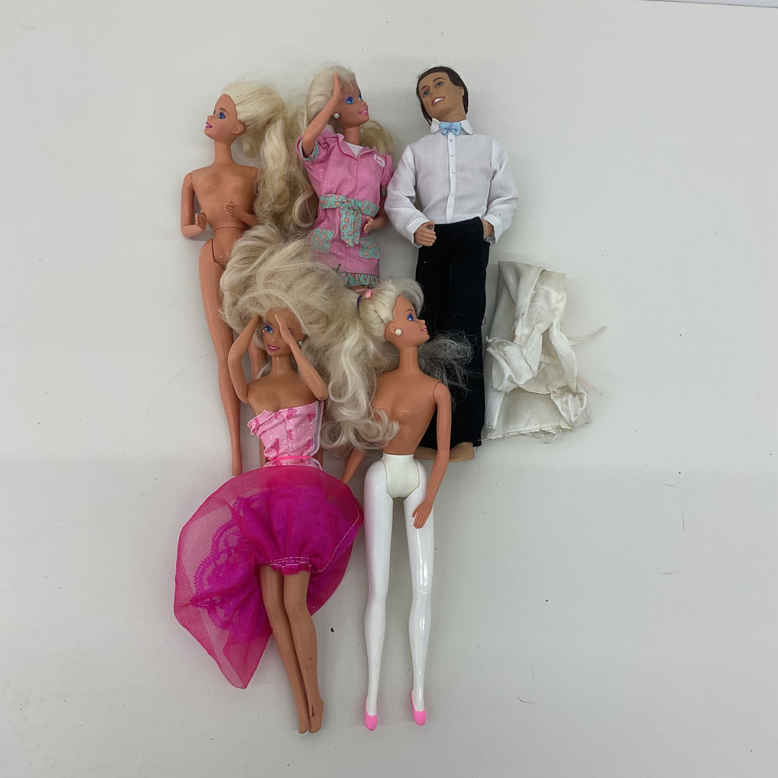 Mixed Loose Mattel Barbie & Others Fashion Dolls Used - Warehouse Toys