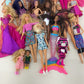 Mixed Loose Mattel Barbie & Others Fashion Play Dolls Blonde Brunette Preowned - Warehouse Toys