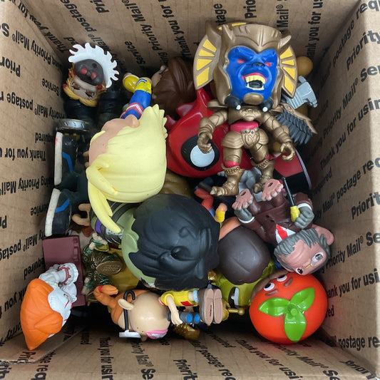 Mixed Loose Preowned LOT Funko Pop & Other Character Vinyl Toy Figures Geeky - Warehouse Toys