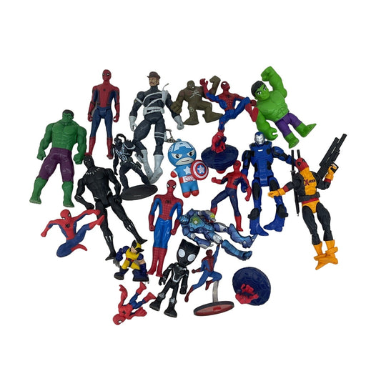 Mixed Loose The Avengers Marvel Action Figures Collection Spiderman Hulk - Warehouse Toys