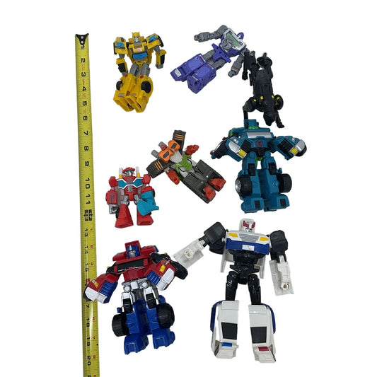 Mixed Loose Transformers Action Figures Toys Collection Various Used Rescue Bots - Warehouse Toys