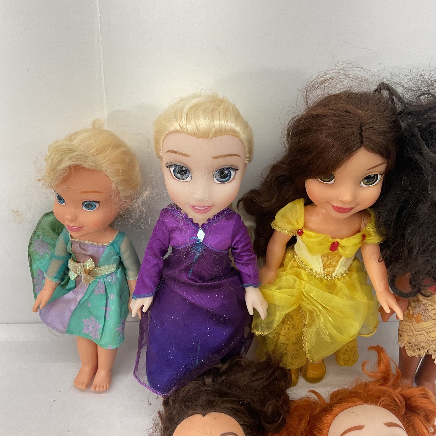 Mixed Loose Used LOT Disney Princess Character Baby Dolls Frozen Belle - Warehouse Toys