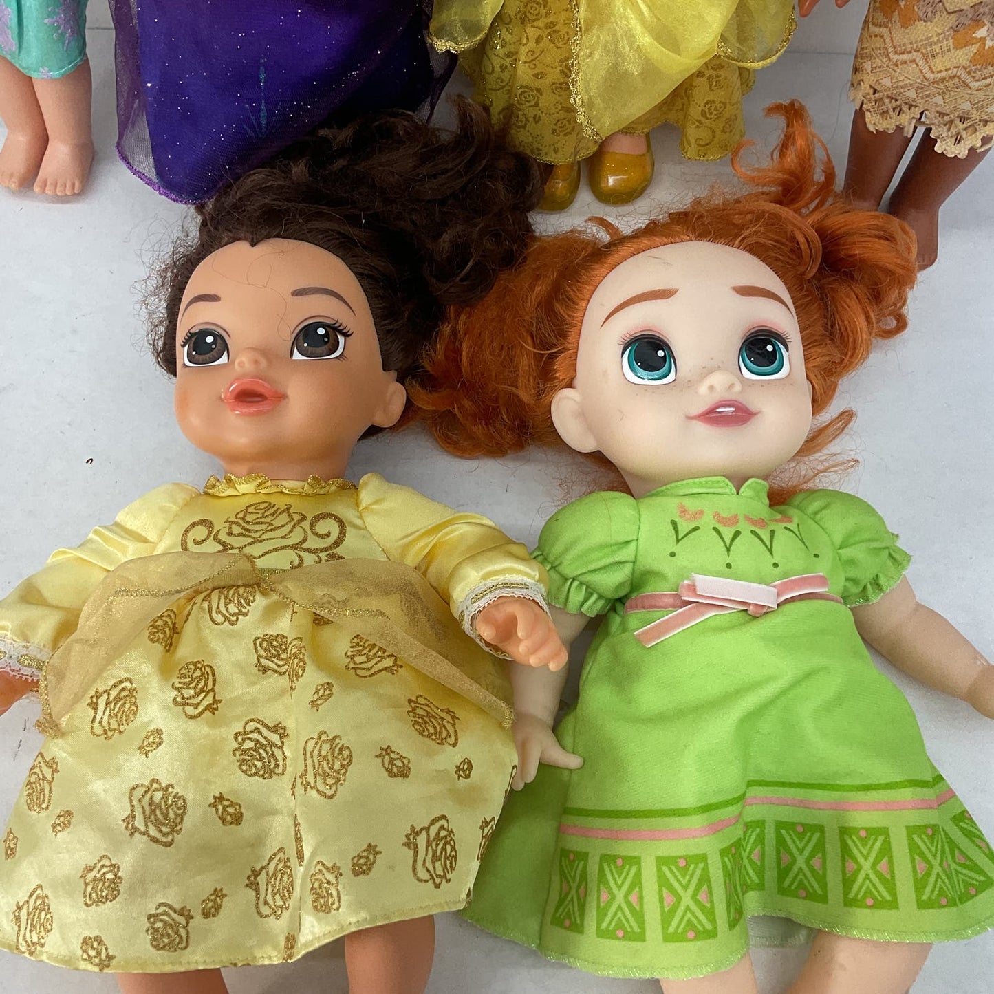 Mixed Loose Used LOT Disney Princess Character Baby Dolls Frozen Belle - Warehouse Toys