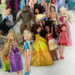 Mixed Loose Used LOT Disney Princess Character Fashion Dolls Belle Moana Frozen - Warehouse Toys