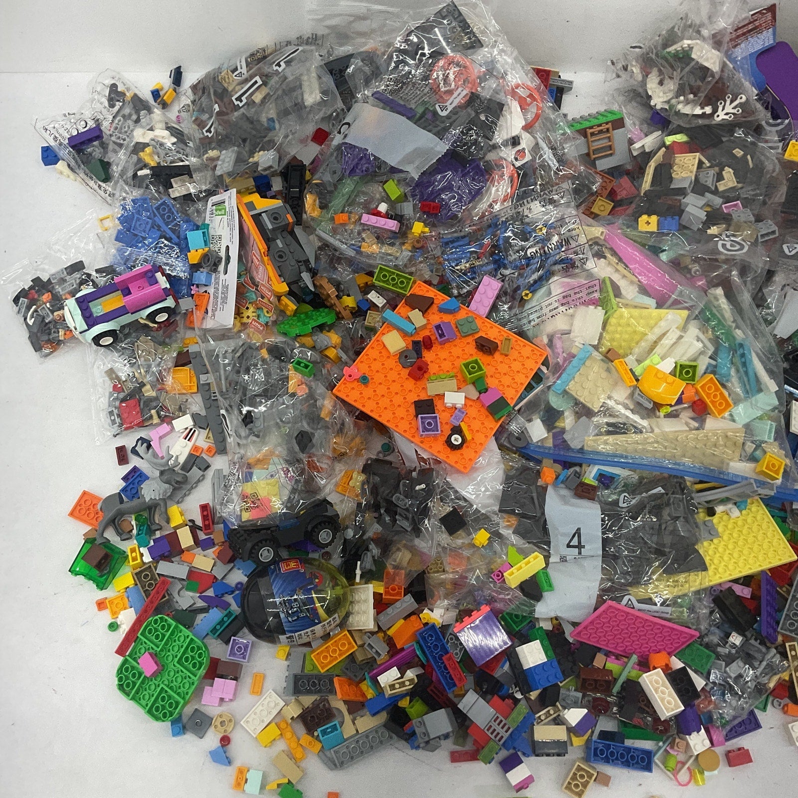 Mixed LOT 10 lbs Assorted Random LEGO & Other Brand Bricks Building Kit Toy Sets - Warehouse Toys