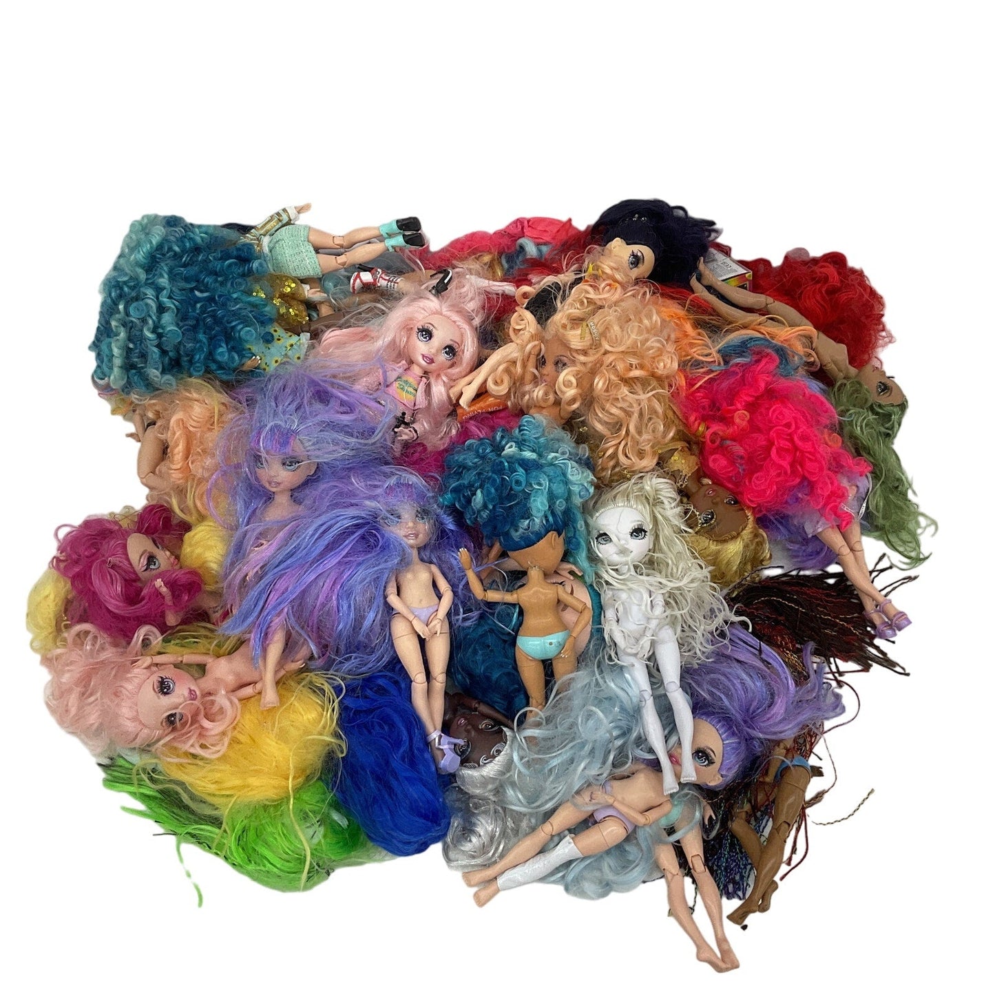 Mixed LOT 20lbs Preowned MGA LOL OMG Fashion Dolls 223Multicolor - Warehouse Toys