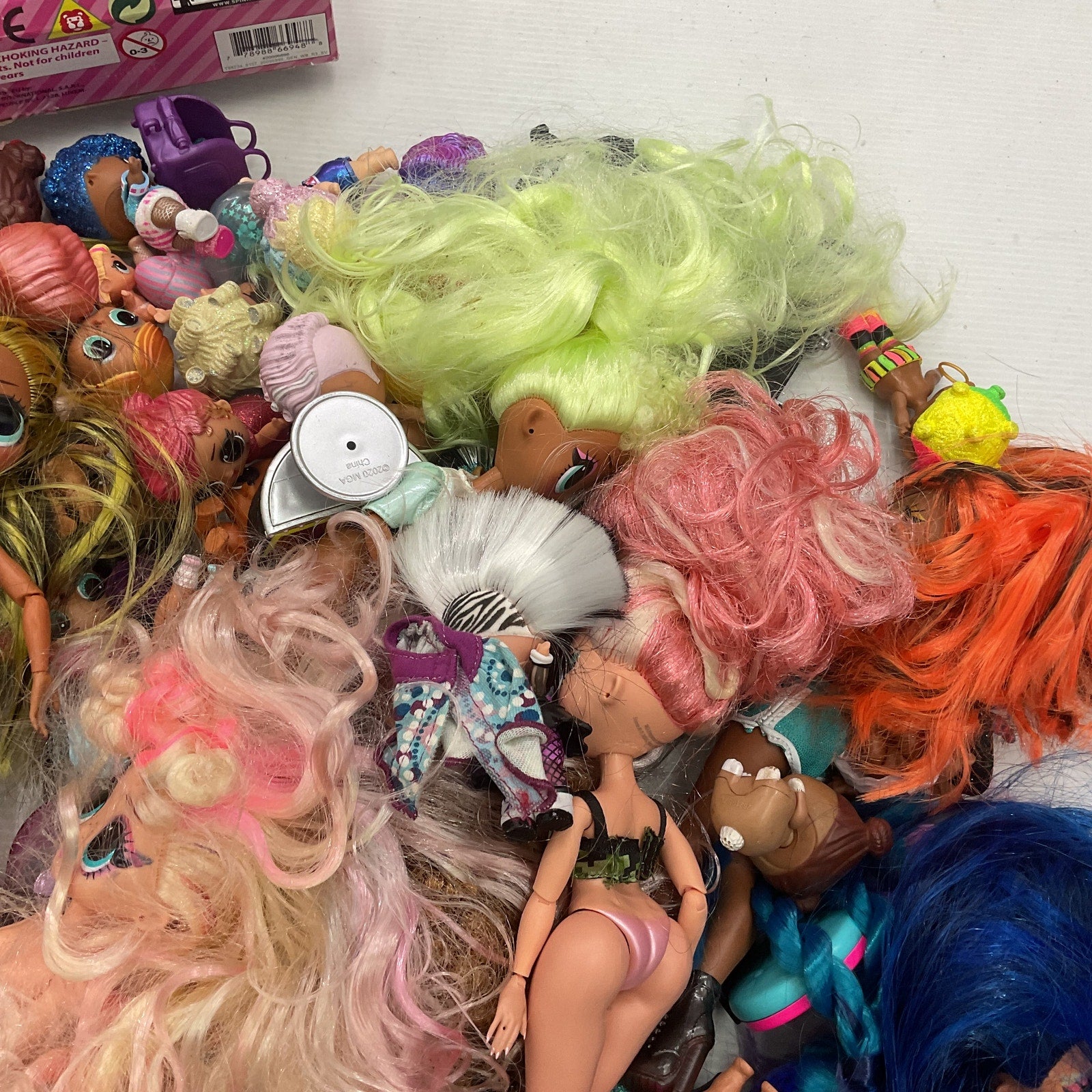 Mixed LOT 8 lbs MGA LOL OMG Surprise! Big Lil Sista Fashion Dolls Loose Toys  - Warehouse