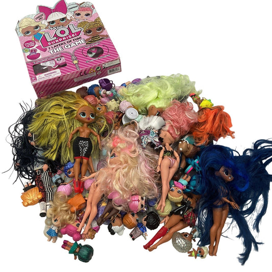 Mixed LOT 8 lbs MGA LOL OMG Surprise! Big Lil Sista Fashion Dolls Loose Toys - Warehouse Toys