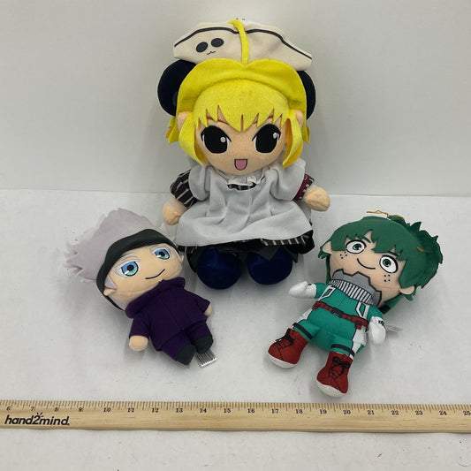 Mixed LOT CUTE Manga Anime Character Plush Dolls - Warehouse Toys