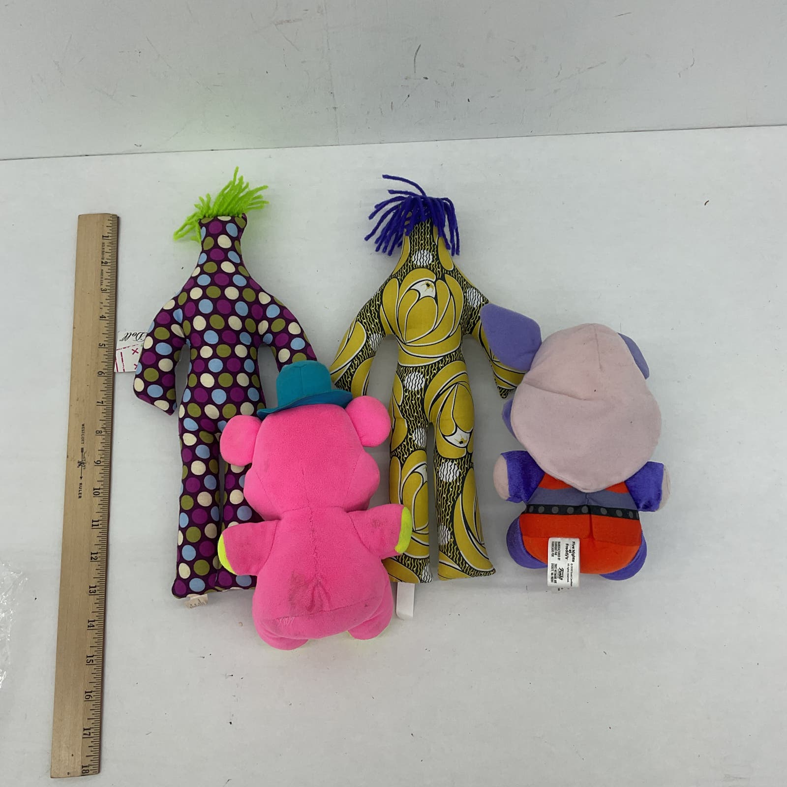 Mixed LOT Dammit Dolls Five Nights At Freddys Foxy Freddy Bear Stress Relief - Warehouse Toys