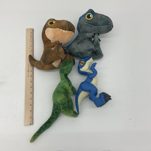 Mixed LOT Fingerling Raptor Jurassic Park World Plush Dinosaur Dolls Used - Warehouse Toys